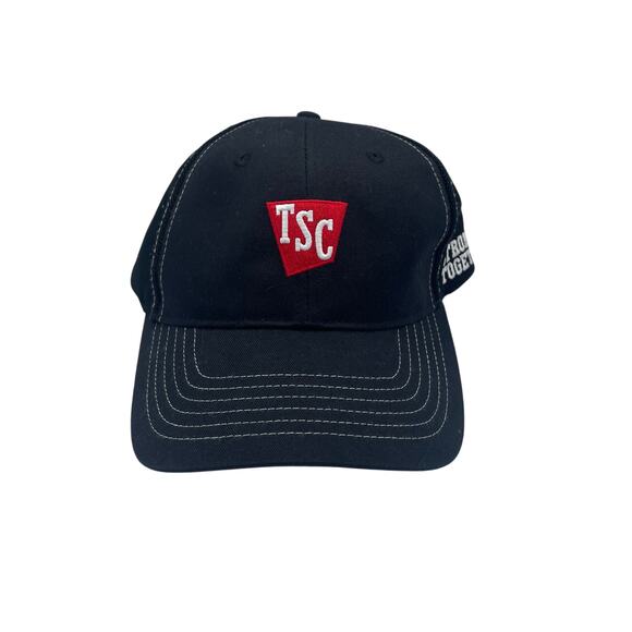 TSC Tractor Supply Company Stronger Together Trucker Hat Unisex Black - Picture 1 of 6